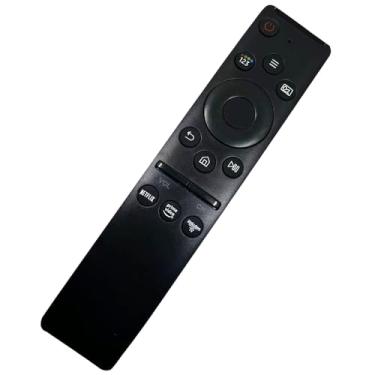 Imagem de QRL Controle remoto de substituição para TVs Samsung Smart-TV 4K Curved TV UHD QLED, com Netflix, Prime Video, botões rakuten