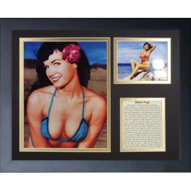 Imagem de Legends Never Die Moldura para fotos Bettie Page Colage, 28 x 35 cm