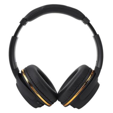 Imagem de Em Fones de Ouvido, Redução de Ruído Anc Dobrável Recarregável Fone de Ouvido Reprodução Longa sobre Fone de Ouvido para Uso de Jogos Esportivos