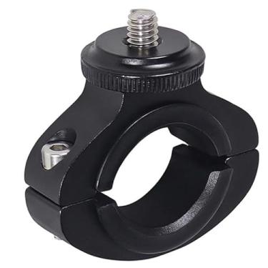 Imagem de DKE&YMQ Suporte de câmera esportiva para Insta360 ONE R/X2/3/4: Suporte de câmera de bicicleta com parafuso de 1/4 para câmeras de ação de mountain bike/motocicleta