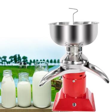 Imagem de KKSOUFX 9500rpm Separador CentríFugo EléTrico De Leite, AjustáVel Para Leite De Ovelha, Leite De Cabra Ou Outros Produtos LáCteos,Desnatadeira Profissional