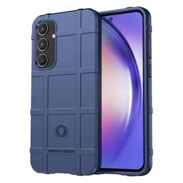 Imagem de Zoeirc Capa para Galaxy A55 5G, para Samsung A55 SM-A556U, capa de TPU resistente à prova de choque de grau militar e capa de proteção de lente de câmera para celular para Samsung Galaxy A55 5G azul
