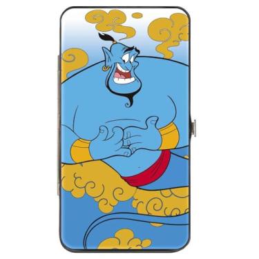 Imagem de Buckle-Down Carteira feminina com dobradiça padrão Aladdin Genie, 17,78 cm x 10,16 cm