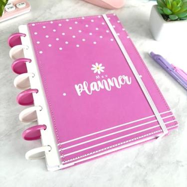 Imagem de Planner de Estudos Preto e Branco Sistema Inteligente de Disco Amor Infinito Cadernos Edição 2025 (MÉDIO - Colegial)