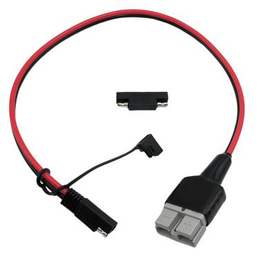 Imagem de Conector Anderson SB50 para cabo de extensão SAE 10AWG, cabo de conexão de painel solar SAE para painel solar, gerador solar, estação de energia portátil
