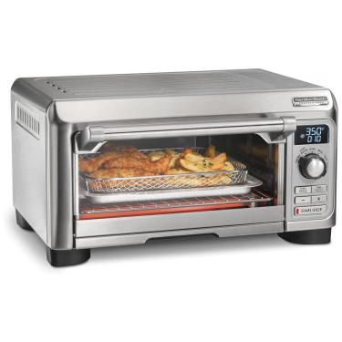 Imagem de Forno Elétrico de Bancada em Aço Inoxidável e Painel Digital, 1500W, 110v, HAMILTON BEACH PROFESSIONAL 31241, Prateado