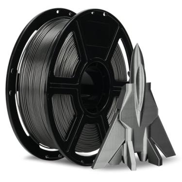 Imagem de FLASHFORGE Filamento PETG rápido de 1,75 mm, cinza metálico, impressão de alta velocidade máxima de 600 mm/s, filamento de impressora 3D, carretel de 1 kg, precisão dimensional +/- 0,02 mm, serve na
