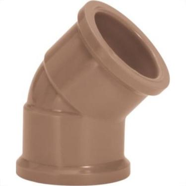 Imagem de Cotovelo Marrom Amanco Liso/Liso 45''X 50Mm 10278/11645 - Kit C/10, Ma