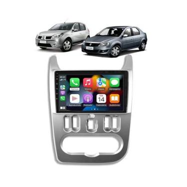 Imagem de Kit Multimídia Sandero 2007 / 2011 Logan 2010 / 2011 Android 9 Pol 2/3