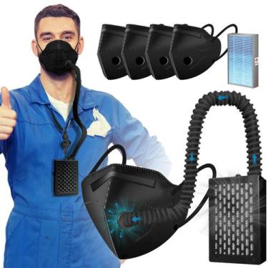 Imagem de Purificador de ar pessoal vestível Rsenr Breathe Easier Black