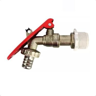 Imagem de Torneira Esfera com cadeado Jardim Bico Tanque Metal Lavanderia Máquin