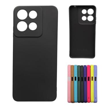 Imagem de Capa Capinha Compatível Com MOTOROLA moto G15 Tela 6.7 Silicone Aveludada Premium Preto