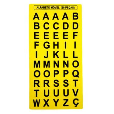 Imagem de Alfabeto Móvel de 50 Peças pedagógico interativo criativa - Criativa E