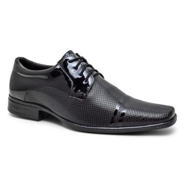 Imagem de Sapato Social para Homens Vick Preto - Bkarellus, Preto, 44
