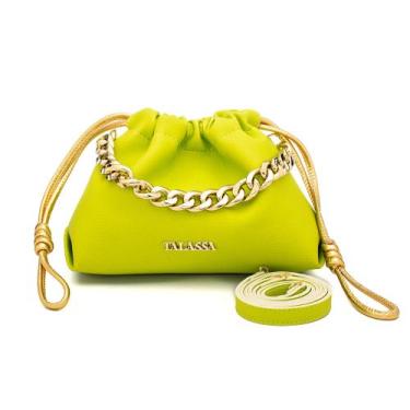 Imagem de Bolsa Feminina Pra Festas De Corrente Dourada  - Talassa, Verde lima