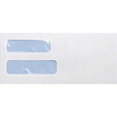 Imagem de Envelope de janela dupla 36694 Business Source, Envelope de Segurança, número 25,4 cm x 23,6 cm, 500BX, branco