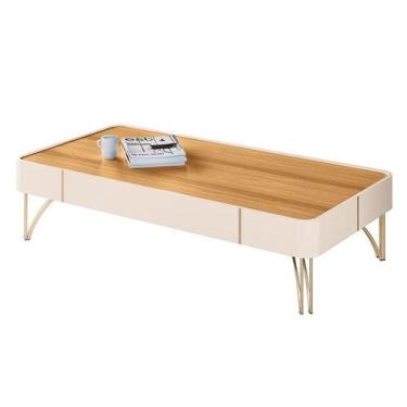 Imagem de Mesa de Centro Cadenza Off White Cinamomo - HB Móveis - HB Moveis