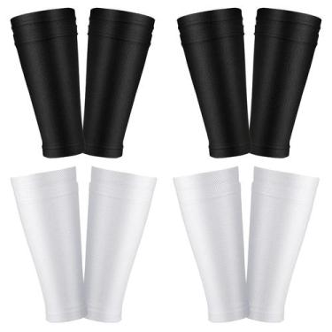 Imagem de Caneleiras Skylety para Futebol Infantil - 4 Pares - Suporte para Pant