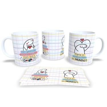 Imagem de Caneca de Porcelana Personalizada dia dos Pais Frases Engraçadas, Divertidas Pack61 (Obrigado Pai por me ensinar mais que o google)