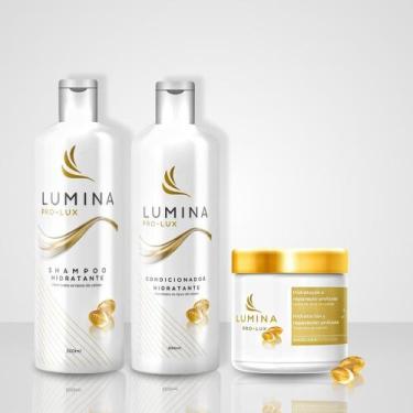 Imagem de Combo manutenção Shampoo Hidratante 500ml + Máscara 500g + Condicionad
