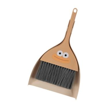Imagem de Ioensy Pequena vassoura e pó define a vassoura manual conjunto de limpeza educacional Supplies Pan de poeira com escova de limpeza para bancadas de mesas, CafÉ