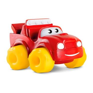Imagem de Carrinho Soft Kart Carro De Brinquedo Mordedor Menino Menina Infantil 