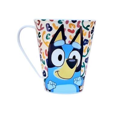 Imagem de Caneca Infantil de Plástico 360 ml Personagens Plasútil, Bluey