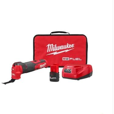 Imagem de Milwaukee M12 FUEL 12V Lithium-Ion Cordless Oscillating Multi-Tool Kit w/High Output 2.5 Ah Battery, Charger, Accessories & Bag