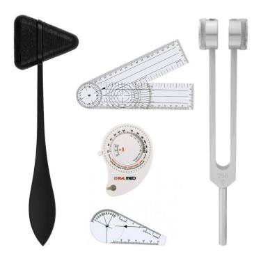 Imagem de Kit Martelo Taylor + Diapasão 256z + Fita + Goniometro Pequeno E Grande