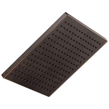 Imagem de Delta Faucet Chuveiro Raincan de pulverização única, chuveiro bronze polido a óleo, chuveiro de chuva, chuveiro quadrado, taxa de fluxo de 2,5 GPM, bronze veneziano 52159-RB25