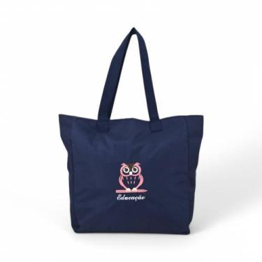 Imagem de Bolsa Feminina Tote Professora Estudante Educação Coruja - Lugagge Bag
