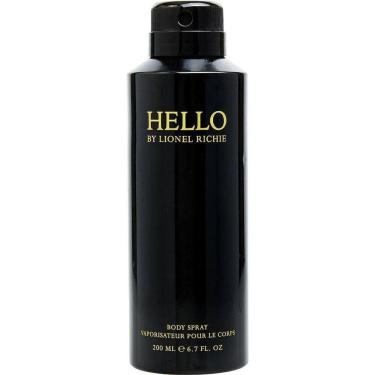 Imagem de Água De Cheiro Masculina Lionel Richie Hello Spray Corporal 200 Ml