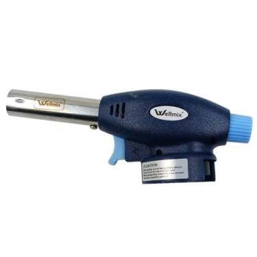 Imagem de Maçarico Culinário com Acendimento Automático, 17cm, Controle de Chama Ajustável, para Confeitaria e Gastronomia