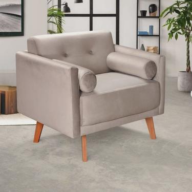 Imagem de Poltrona Moderna Decoração Sala, Varanda, Recepção Luma