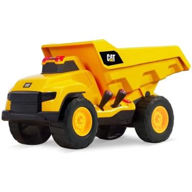 Imagem de Brinquedo de caminhão de lixo motorizado de construção de gato