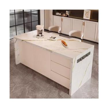 Imagem de Carrinho de Armazenamento Mesa de jantar da ilha, balcão de bar, cozinha multifuncional, mesa de operação Carrinho de Armazenamento