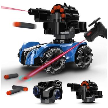 Imagem de Carrinho de Controle Remoto com Luz LED e 360 de Rotação, CXJ D16, Azul