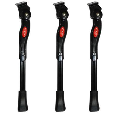 Imagem de Kit 3 Descansos Pézinho Cly Alum em Alumínio Preto - CLY COMPONENTS