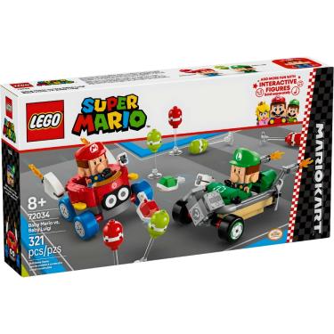 Imagem de Lego Super Mario Mario Kart Baby Mario vs Baby Luigi 72034
