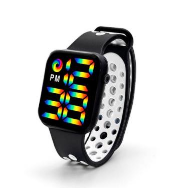 Imagem de Relógio Digital Sport Led Masculino Feminino Adulto Infantil 022 Preto