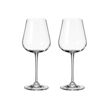 Imagem de Taça de Cristal Bohemia Para Vinho Branco 450 ml Ardea 2 Peças - Bohem