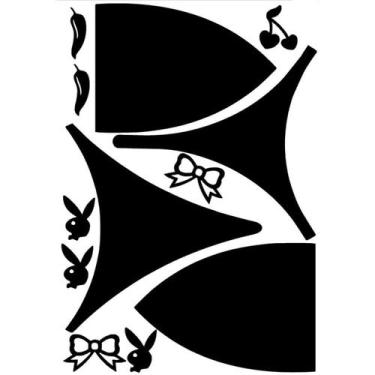 Imagem de Biquíni Adesivo Kit 10 Tamanho P Bronzeamento Artificial - LRP