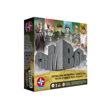 Imagem de Jogo de Tabuleiro Infantil Clássico Combate Estrela Original