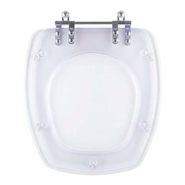 Imagem de Assento Sanitario Poliester Acrilico Transparente Thema Para Vaso Incepa 6lpf