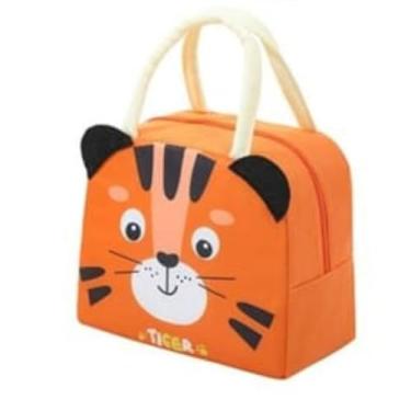 Imagem de Bolsa Térmica Infantil Lancheira C/Alça Estampas Animais (Leãozinho)