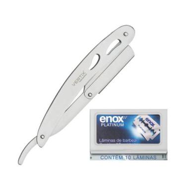 Imagem de Navalhete Vertix para Barbear Aco Inox com lamina