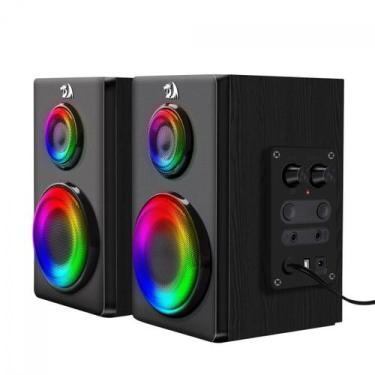 Imagem de Caixa de Som Gamer Redragon GS811 LYNCH RGB Bluetooth 3.5MM, preto