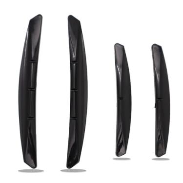Imagem de AUTOXBERT 4 peças de protetores de borda de porta de carro moldura borda anticolisão protetor de arranhões protetor de porta de carro para a maioria dos carros (preto)