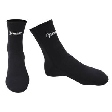 Imagem de Meia Neoprene 3mm Fun Dive - Mergulho Pesca Sub, BRA 42/43