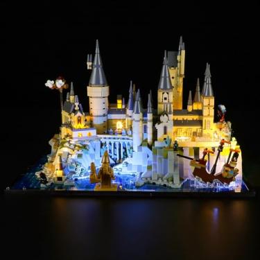 Imagem de GEAMENT LED Light Kit Compatible with Lego Harry Potter Hogwarts Castle and Grounds 76419 (Model Set Not Included)